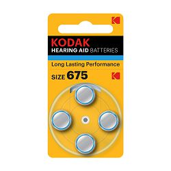 Kodak Baterija za slušni aparat Zinc Air KP675-4P