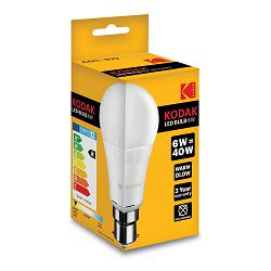 Kodak Žarulja LED A60 E27 480lm Warm 6W/40W Non Dim RC Driver