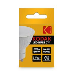 Kodak Žarulja LED GU10 400lm Warm 5W/50W Non Dim IC Driver