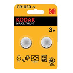 Kodak Baterija MAX Lithium CR1620 batteries (2 pack)