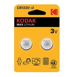 Kodak Baterija MAX Lithium CR1220 batteries (2 pack)