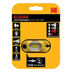 Kodak Baterijska svjetiljka LED Flashlight Headlamp Active  80 USB ( Rechargeable)