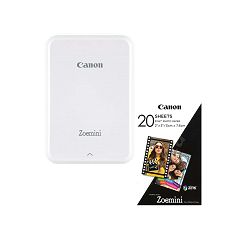 Canon Printer PHOTO PRINTER ZOE MINI WHS+30 SHEETS