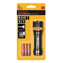 Kodak Baterijska svjetiljka LED Flashlight Focus 120 (750mW) + 3xAAA