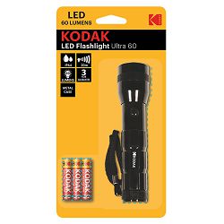 Kodak Baterijska svjetiljka LED Flashlight Ultra 60 + 3xAAA