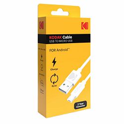Kodak Kabel USB A <-> Micro USB, 1m (White) IFC-600U