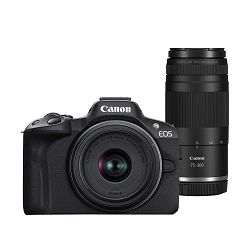 Canon Mirrorless Camera EOS R100 + RF-S 18-45mm f/4.5-6.3 IS STM + RF 75-300 f/4-5.6