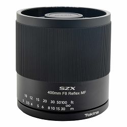 Tokina Objektiv SZX SUPER TELE 400mm F8 Reflex MF (BEZ mount adapter)