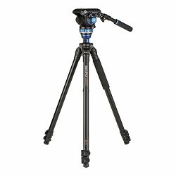 Benro Video stativ A2573F Alu Video Kit, Flip Lock with S6PRO Video Head  180cm