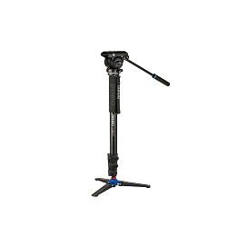 Benro Video stativ A48F Alu Monopod Kit - Flip Leg Locks, S4PRO Head, 3 Leg Base  174cm