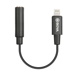 Boya Dodatna oprema 3.5mm Female TRRS to Male lightning adapter cable (6cm)