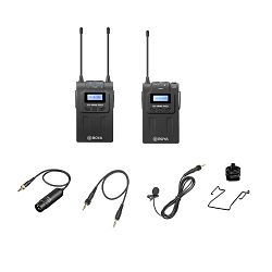 Boya mikrofon BY-WM8 PRO K1 UHF Dual-Channel Wireless Lavalier System (1 receiver, 1 transmitter)