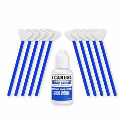 Caruba Full-frame Cleaning Swab Kit (10 Swabs 24mm + Cleaning Fluid 30ml)