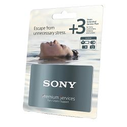 SONY Produženo jamstvo + 3 god. DSC / Alpha tijelo, objektiv ili videokamera