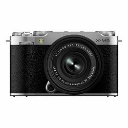 FUJIFILM Digitalni fotoaparat X-M5 + XC 15-45mm (Silver KIT)
