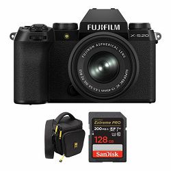 FUJIFILM Digitalni fotoaparat X-S20 + XC 15-45mm f/3.5-5.6 OIS PZ VLOGGER KIT