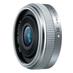 Panasonic Objektiv Fixed focus H-H014AE-S Lumix G pancake 14mm/f2,5 ASPH. Srebrni
