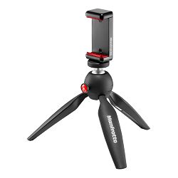 Manfrotto PIXI MINI stativ (crni)+ SMART držač za mobitel