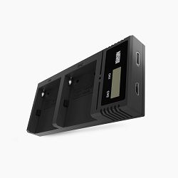 Newell DC-LCD dual-channel charger for NP-F, NP-FM series batteries