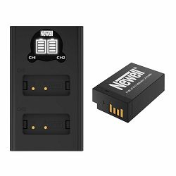 Newell DL-USB-C Dual-channel charger and LP-E17 battery pack for Canon
