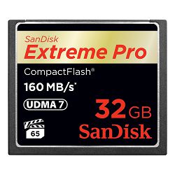 SanDisk Memorijska kartica SDCFXPS-032G-X46 Extreme Pro CF (160/150 MB/s) 32 GB VPG 65, UDMA 7