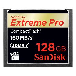 SanDisk Memorijska kartica SDCFXPS-128G-X46 Extreme Pro CF (160/150 MB/s) 128 GB VPG 65, UDMA 7