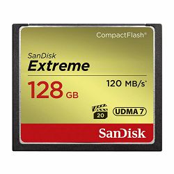 SanDisk Memorijska kartica SDCFXSB-128G-G46 Extreme CF 120MB/s, 85MB/s write, UDMA7, 128GB