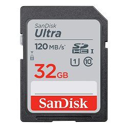 SanDisk Memorijska kartica SDSDUN4-032G-GN6IN Ultra SDHC 32GB R120MB/s Class 10 UHS-I U1