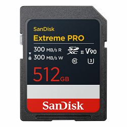 SanDisk Memorijska kartica SDSDXDM-512G-GN4IN Extreme Pro SDXC 512GB  R300MB/s  W300MB/s  Class 10 V90 UHS-II U3