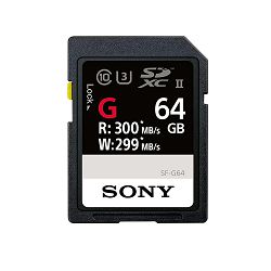 SONY Memorijska kartica SF-G Professional 64GB, CL10 UHS-II R300 W299