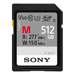 SONY Memorijska kartica SF-M 512GB SDXC R277 W150 MB/s UHS-II V60 U3